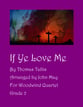 If Ye Love Me-Woodwind Quartet P.O.D cover